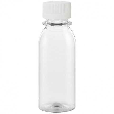 1. ПЭТ бутылка с крышкой (прозрачная), 100 мл